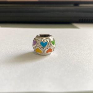 Brighton Multi Colored Heart Charm